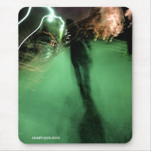 Green Lightning - Mousepad