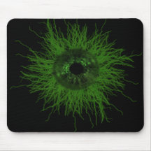 Green Lightning Mousepads