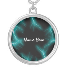 Green Lightning  Necklace