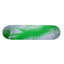 Green Lightning Skateboard
