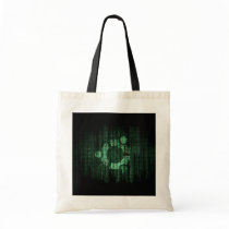 Green Linux Terminal Canvas Bags