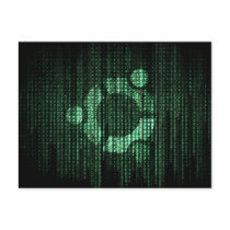 Green Linux Terminal Postcards
