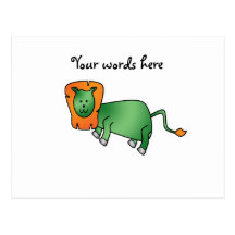 Green lion postcards