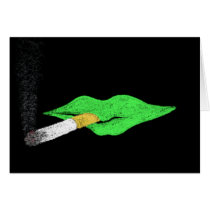 Green Lips Smoking
