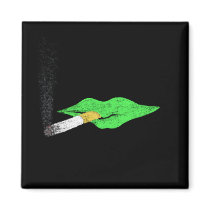 Green Lips Smoking