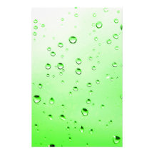 Green liquid stationery design