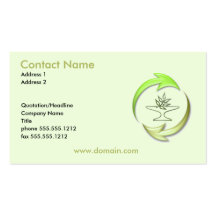 Green Living Business Card