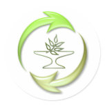 Green Living Sticker