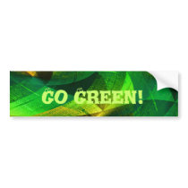 Green Love_ Bumper Stickers
