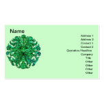Green Man Gaze Business Cards