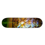 Green man skateboard