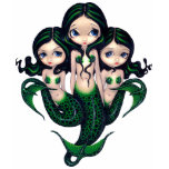 Green Mermaid Triplets Shirt