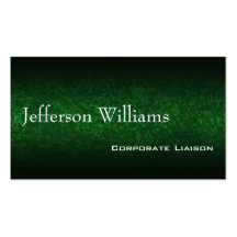 Green Modern Premium Business Cards