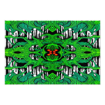 green monster photo print