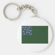 Green Mountain Boys and the Vermont Republic Flag Key Chain