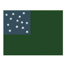 Green Mountain Boys and the Vermont Republic Flag Post Card