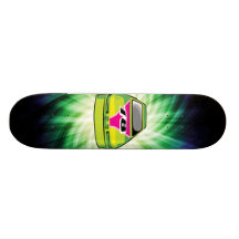 Green Nascar Skate Board