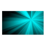 Green neon burst business cards