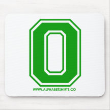 Green O Mousepad