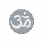 Green Ohm Om Embroidered Design embroidered shirts
