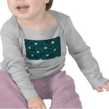 Green olive polka dot pattern t-shirt