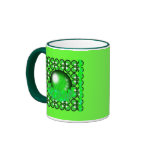 Green Orbs mugs