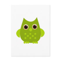 Green Owl Postcards