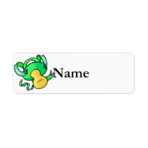 green pacifier custom return address labels