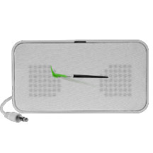Green Paint Brush Speaker System