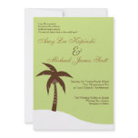 GREEN PALMTREE CARIBBEAN DESTINATION WEDDING