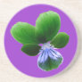 Green Pansy Coasters