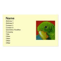 Green Parrot Business Card