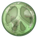 Green Peace on Earth Sticker