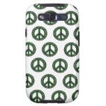 Green Peace Tiled Samsung Galaxy Case Samsung Galaxy SIII Covers