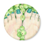 Green Pedicure Magnet