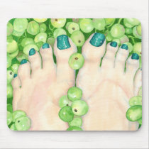 Green Pedicure Mousepad