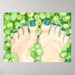 Green Pedicure Print