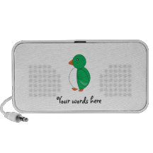 Green penguin travel speaker