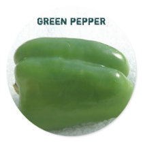 Green pepper sticker