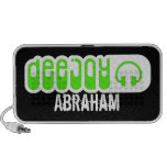 green personalized DJ Speakers