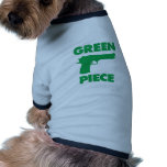 Green Piece Doggie T Shirt