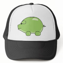 Green Pig Hat