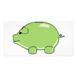 Green Pig Photo Card photo cards