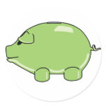 Green Pig stickers