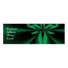 Green Pinch Business Card Template