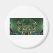Green Pine Christmas Magnets