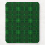 Green Plaid Mouse Pad