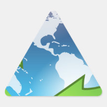 Green Planet Sticker