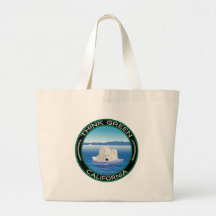 Green Polar California Canvas Bags