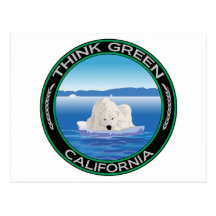 Green Polar California Post Cards